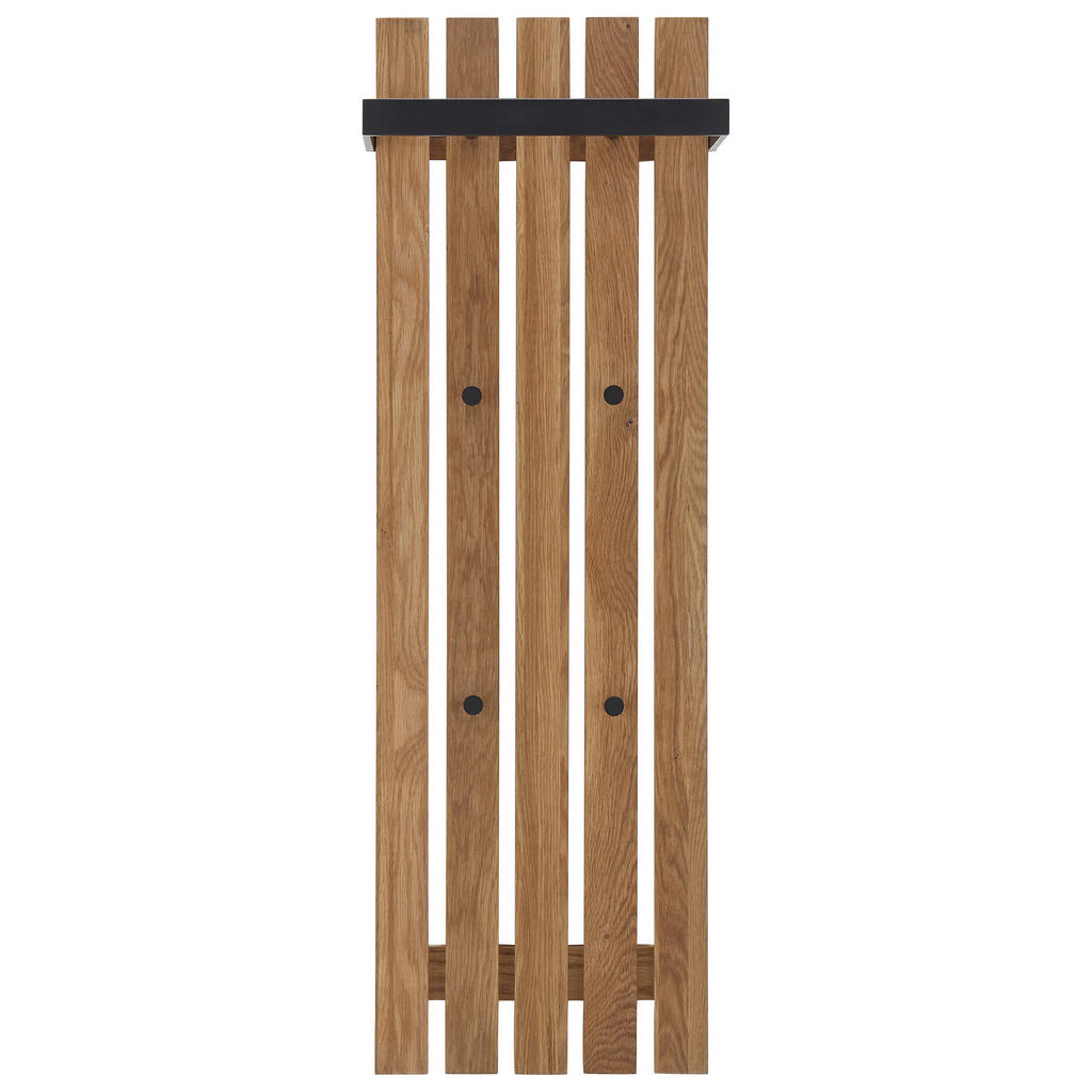 VEŠIAKOVÝ PANEL, prírodná farba, čierna, dub, 40/120/22 cm.