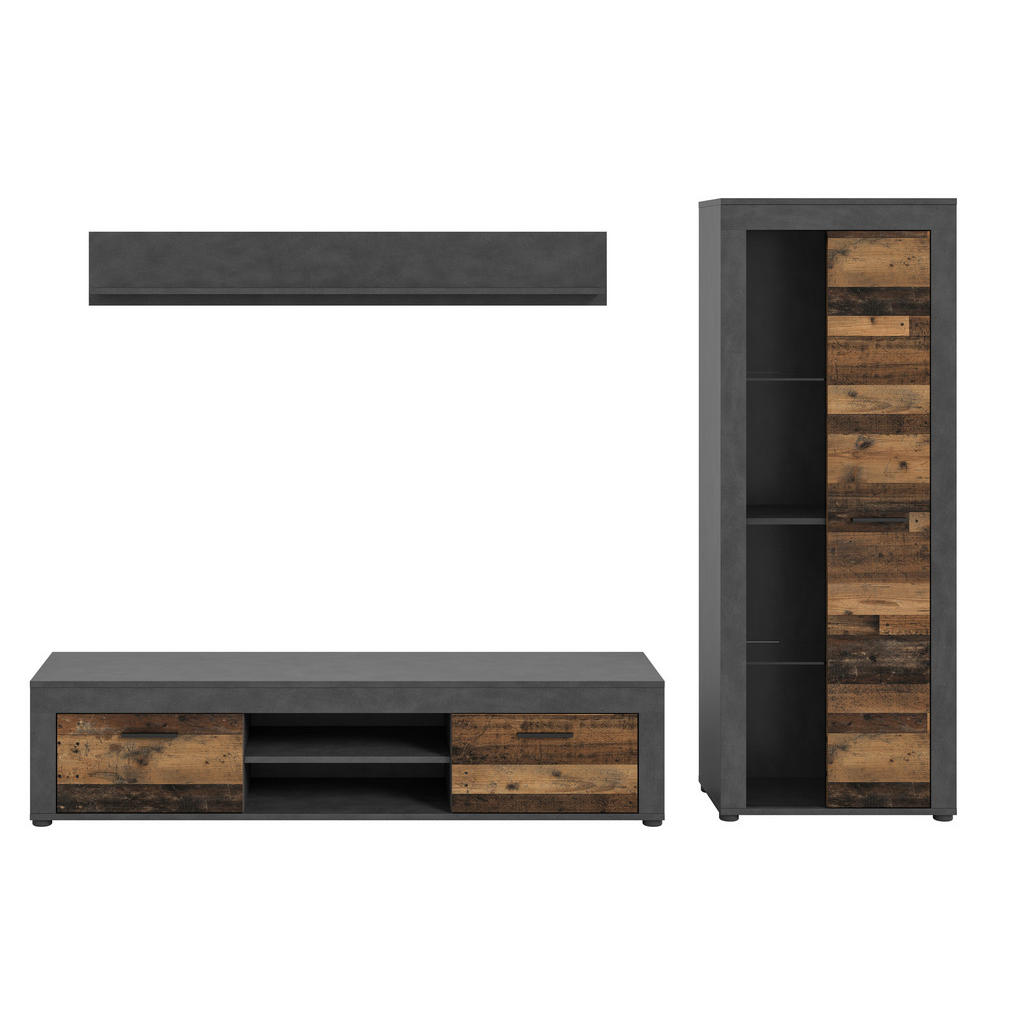 MID.YOU OBÝVACIA STENA, sivá, prírodná farba.