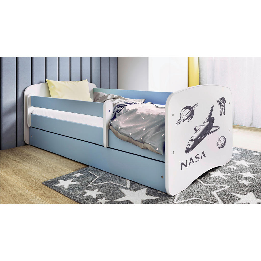 MID.YOU POSTEĽ PRE DETI A MLÁDEŽ 80/160 cm, modrá, biela.