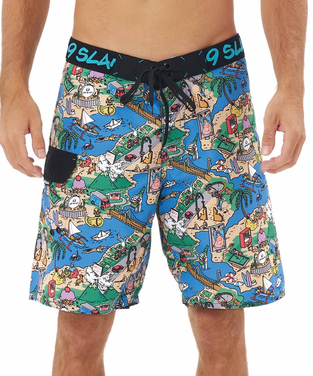 Pánske plavky 69SLAM BALI LONG (SLLBAL-PM) 30.