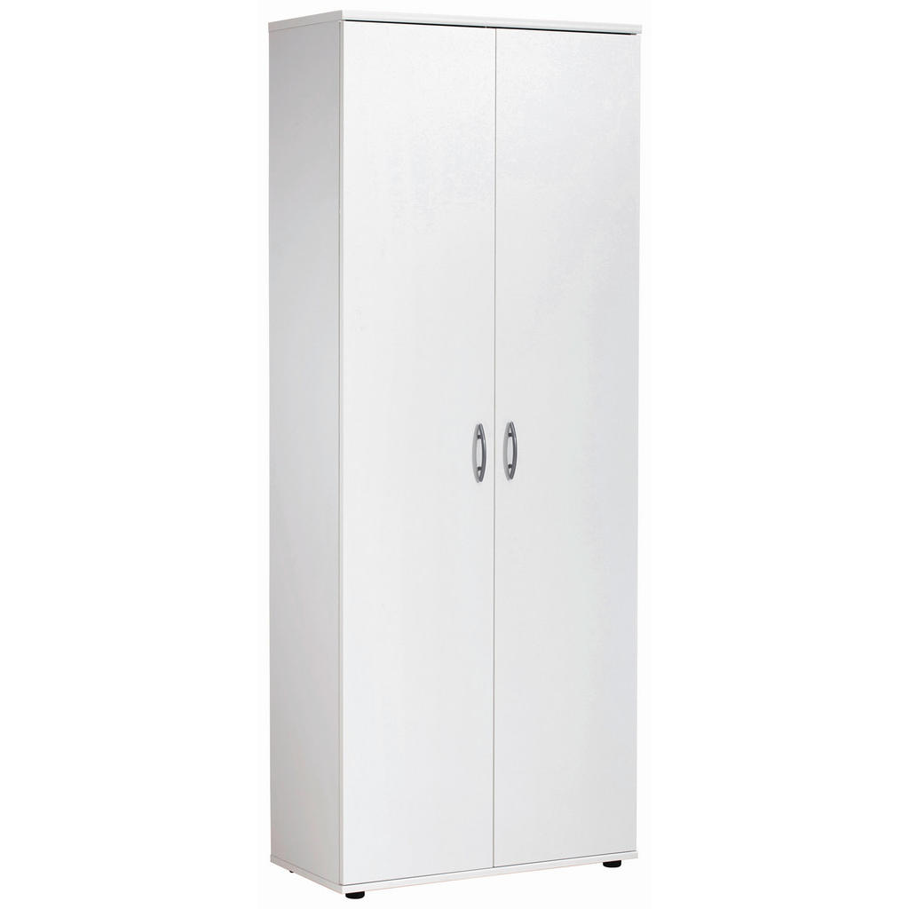 Carryhome SKRINKA NA TOPÁNKY, biela, 70/176/35 cm.