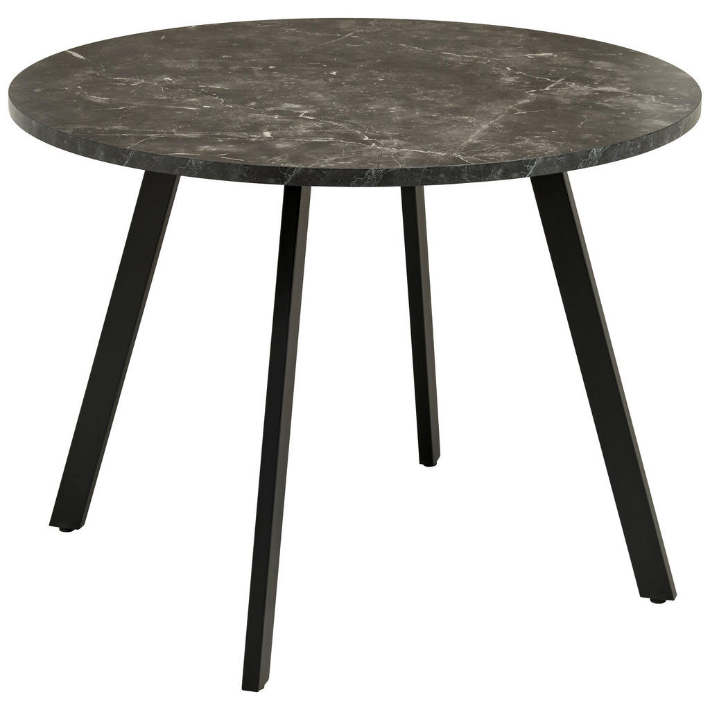 B&B Italia JEDÁLENSKÝ STÔL, čierna, 100/100/76 cm.