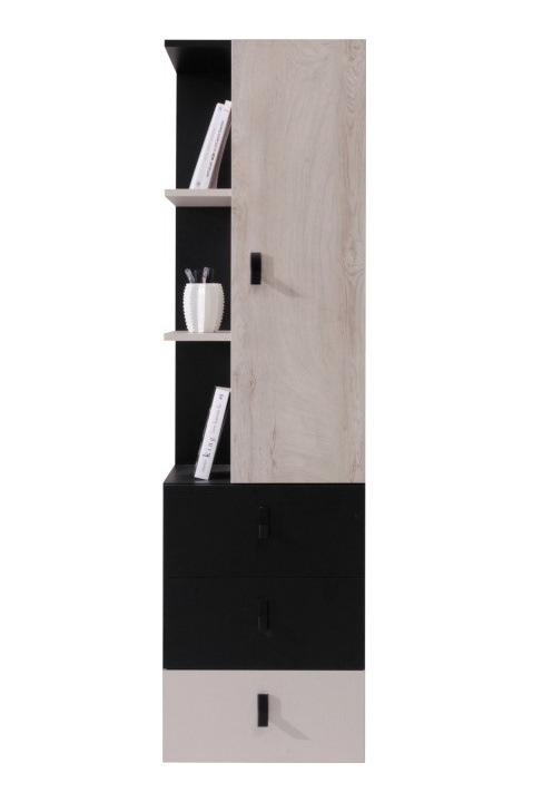 Regál nízky s šuflíky saturn - čierny / béžový / dub.

 

Nábytok pôsobí jednoduchým, moderným vzhľadom.

 

Rozmery regálu nízkeho so šuplíkmi Saturn sú 45x160x40cm (š, v, h).

 

Prezrite si súvisiaci tovar nižšie a nahliadnite aj do kategórie "detskej komody" a ďalších.