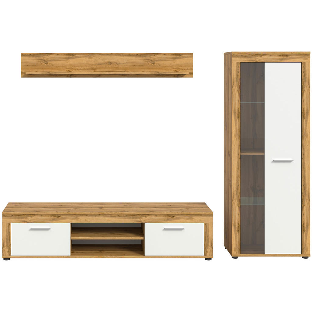 MID.YOU OBÝVACIA STENA, biela, dub wotan.