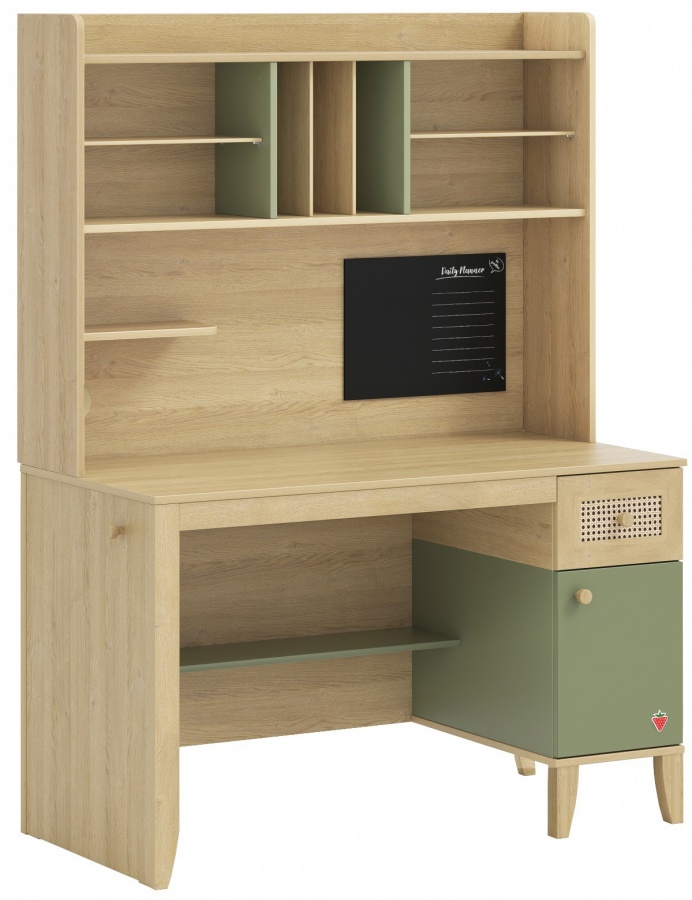 Študentský stôl s veľkým nadstavcom habitat - dub/zelená.

 

Je skvelé, keď študentský stôl vyzerá štýlovo, ale keď je navyše aj praktický, tak to je úplná výhra v lotérii.

 

A ako múdro rozšíriť pracovnú plochu?

 

Rozmery študentského stola s veľkým nástavcom Habitat sú 115x173,5x60cm (š, v, h).

 

Všetky produkty z kolekcie Habitat nájdete nižšie v súvisiacich produktoch.