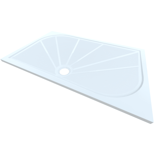 Sprchová vanička obdĺžniková SAT Limnew 160x80 cm liaty mramor LIMNEW16080.