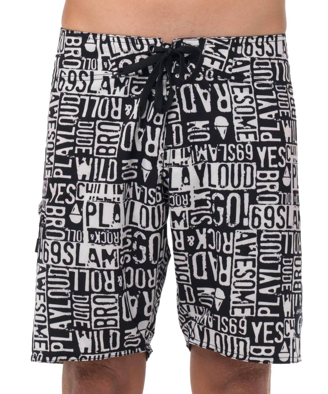 Pánske plavky 69SLAM EMO BLACK (SSNEMS-PM) 34.