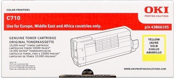 OKI 44318605 žltý (yellow) originálny toner.
Originálny toner = záruka priamo od výrobcu tlačiarne
100 % použitie v tlačiarni - bezproblémové fungovanie s vašou tlačiarňou
Použitím originálnej náplne predlžujete životnosť tlačiarne
Overená špičková kvalita - vysoko kvalitná a spoľahlivá tlač originálnou tlačovou kazetou od prvej do poslednej stránky
Trvalé a profesionálne výsledky tlače - dlhodobá udržateľnosť tlače
Kratšia prodleva pri tlači stránok
Garancia Vašej spokojnosti s použitím našej originálnej náplne
Zabezpečujeme bezplatnú recykláciu originálnych náplní
Zlyhanie náplne v menej ako 1% prípadov
Jednoduchá a rýchla výmena náplne

Kód výrobcu: 44318605