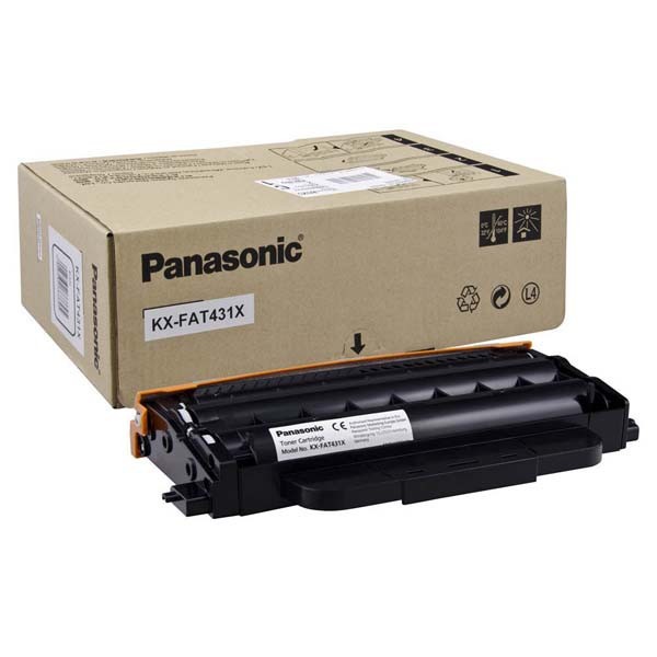 Panasonic KX-FAT431X čierny (black) originálny toner.
Originálny toner = záruka priamo od výrobcu tlačiarne
100 % použitie v tlačiarni - bezproblémové fungovanie s vašou tlačiarňou
Použitím originálnej náplne predlžujete životnosť tlačiarne
Overená špičková kvalita - vysoko kvalitná a spoľahlivá tlač originálnou tlačovou kazetou od prvej do poslednej stránky
Trvalé a profesionálne výsledky tlače - dlhodobá udržateľnosť tlače
Kratšia prodleva pri tlači stránok
Garancia Vašej spokojnosti s použitím našej originálnej náplne
Zabezpečujeme bezplatnú recykláciu originálnych náplní
Zlyhanie náplne v menej ako 1% prípadov
Jednoduchá a rýchla výmena náplne

Kód výrobcu: KX-FAT431X