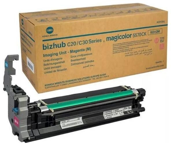 Konica Minolta A0310AJ purpurová (magenta) originálna valcová jednotka.
Originálna valcová jednotka = záruka priamo od výrobcu tlačiarne
100 % použitie v tlačiarni - bezproblémové fungovanie s vašou tlačiarňou
Použitím originálneho valca predlžujete životnosť tlačiarne
Overená špičková kvalita - originálna tlačová (valcová) kazeta poskytuje mimoriadne výsledky
Trvalé a profesionálne výsledky tlače - dlhodobá udržateľnosť tlače
Produktivita tlače - rovnaká tlač po celú životnosť valca
Maximálna jednoduchá obsluha sa rovná efektívna tlač
Garancia Vašej spokojnosti s použitím našej originálnej valcovej jednotky
Zabezpečujeme bezplatnú recykláciu originálnych náplní

Kód výrobcu: A0310AJ