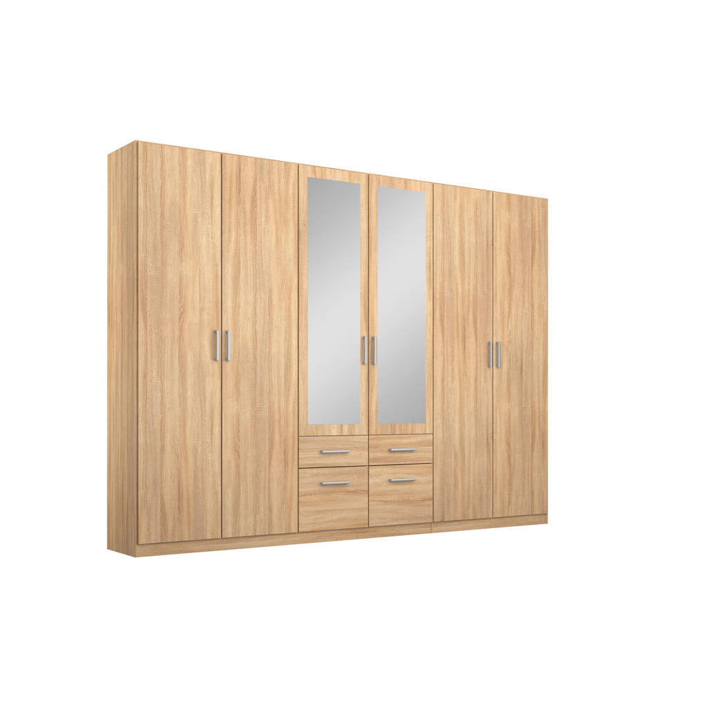 Rauch Möbel SKRIŇA S OTOČNÝMI DVERAMI, dub sonoma, 271/229/54 cm.