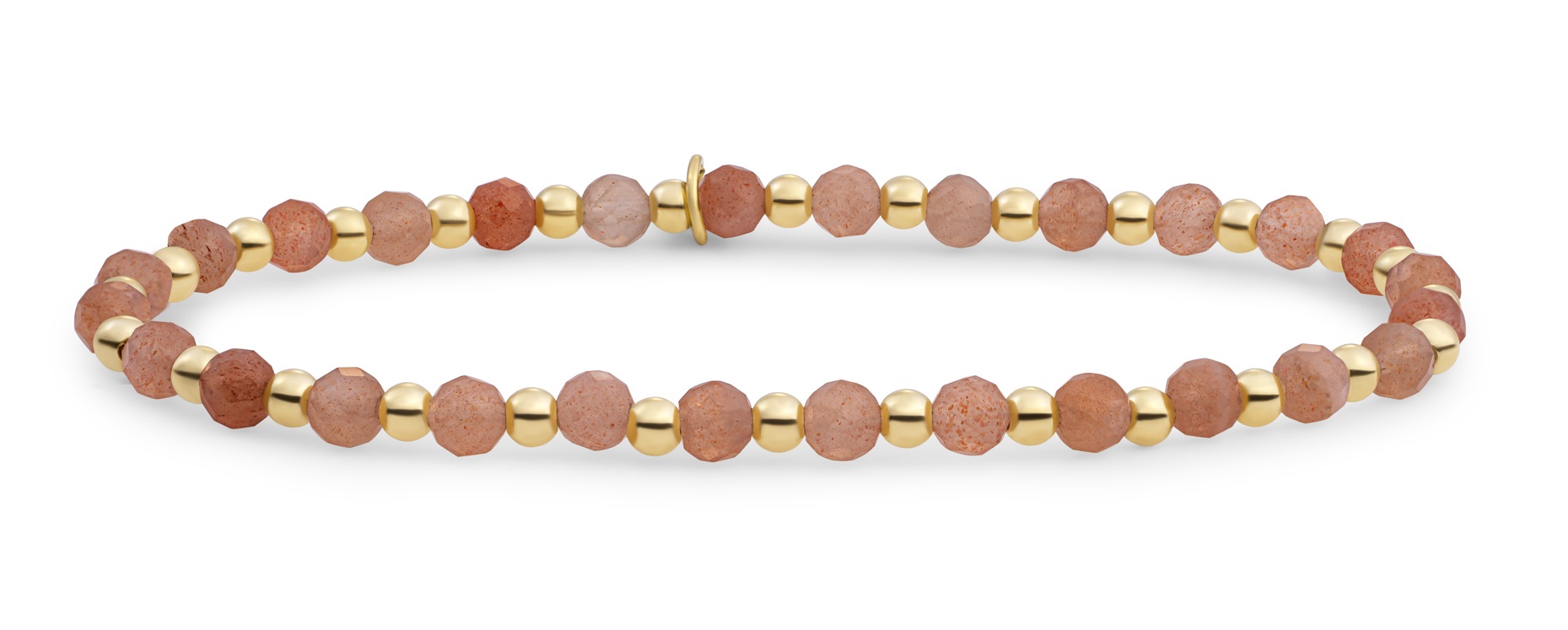 Sparkling Jewels Korálkový náramok so slnečným kameňom SBG-GEM58-3MM-MIX.