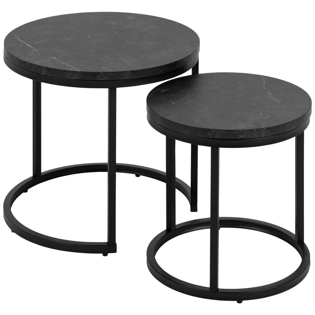 MID.YOU KONFERENČNÝ STOLÍK, antracitová, kov, kompozitné drevo, 45/40/45 cm.