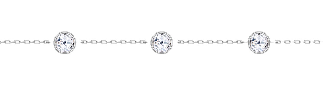 Preciosa Elegantný strieborný náramok Tender Secrets s kubickou zirkóniou Preciosa 5340 00.