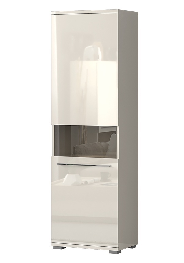 Vysoká vitrína s osvetlením tiana - béžová.

 

 

Vitrína je opatrená jednými dvierkami s presklením, za nimi sa nachádza päť vnútorných políc.

 

 

Rozmery vysokej vitríny s osvetlením Tiana sú 60x193x40cm (š, v, h).

 

 

Všetky produkty z kolekcie Tiana nájdete nižšie v súvisiacom tovare.