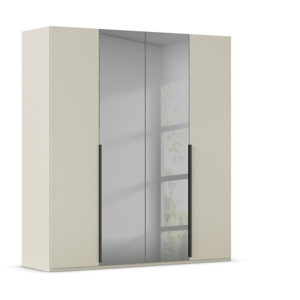 Rauch Möbel SKRIŇA S OTOČNÝMI DVERAMI, sivá, šampanská, 201/223/61 cm.