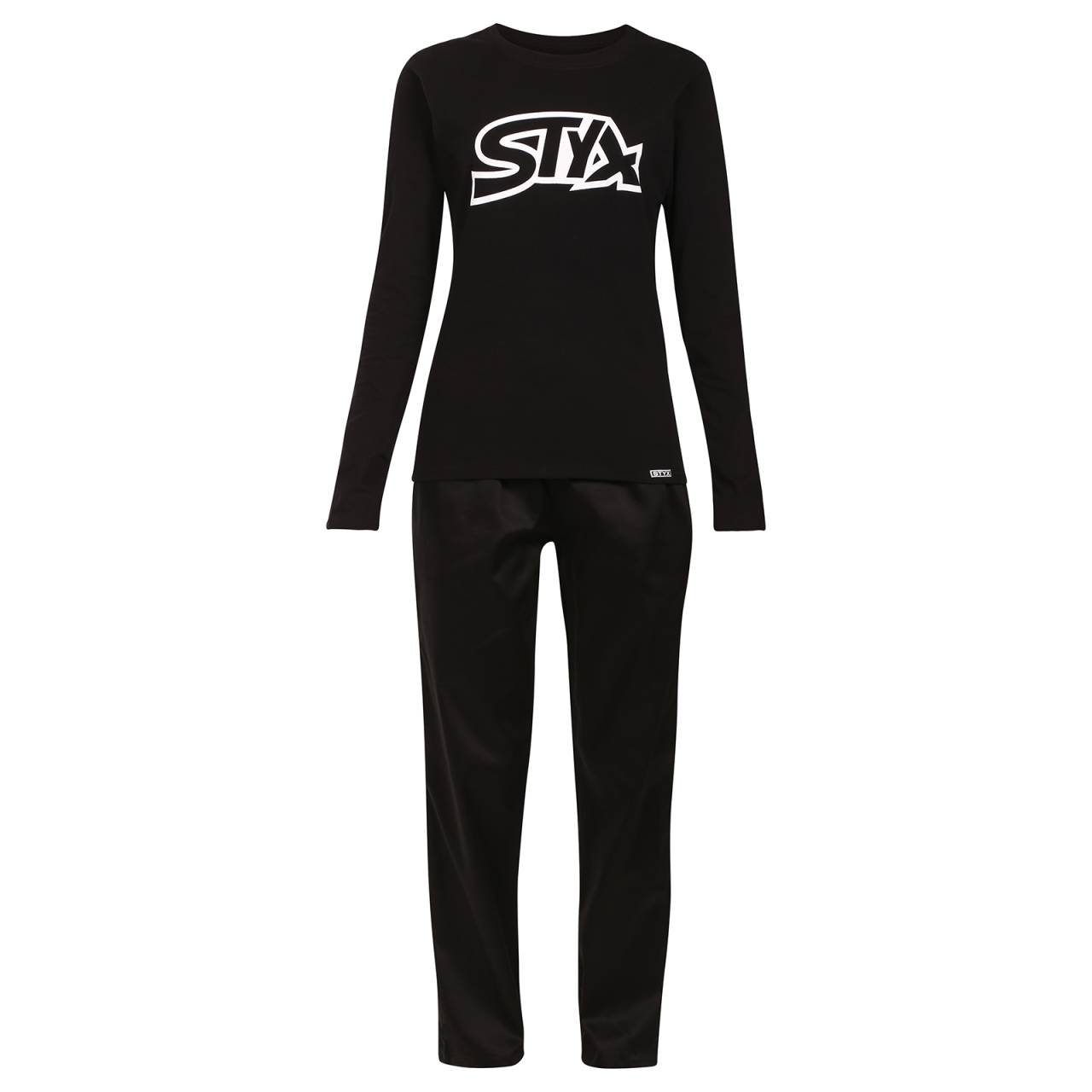 Dámske pyžamo Styx čierne (PDD960) M.
Chcete spojiť pohodlie, štýl a kvalitnú českú výrobu?
Prémiové materiály pre maximálne pohodlie
Dámske pyžamo Styx je vyrobené z prvotriednych materiálov, ktoré vám zabezpečia pohodlie počas celej noci.
Pohodlný strih a štýlový dizajn na pokojný spánok
Strih dámskeho pyžama Styx vám poskytne maximálne pohodlie pri odpočinku a spánku.
Prečo si vybrať dámske pyžamo Styx?

Prvotriedna kombinácia materiálov: Bavlnený satén na nohavice, mäkká bavlna na košeľu.
Pohodlný strih: Voľnosť pohybu a maximálne pohodlie pri spánku.
Vyrobené v ČR: Podpora miestnej výroby a záruka kvality.

Kvalita z Českej republiky, to je spodná bielizeň Styx
Spodná bielizeň Styx sa kompletne vyrába v Českej republike.
Ako sa starať o pyžamo Styx?
Aby vaše pyžamo zostalo dlho krásne a pohodlné, dodržiavajte tieto pokyny:

Pranie: Per na 30 °C s jemným pracím prostriedkom.
Sušenie: Nepoužívaj sušičku, suš na vzduchu.
Žehlenie: Možno žehliť na nízku teplotu (odporúčame naruby)

Tip: Staňte sa expertom na údržbu spodnej bielizne vďaka radám v našom článku a doprajte svojim obľúbeným kúskom starostlivosť, ktorú si zaslúžia.