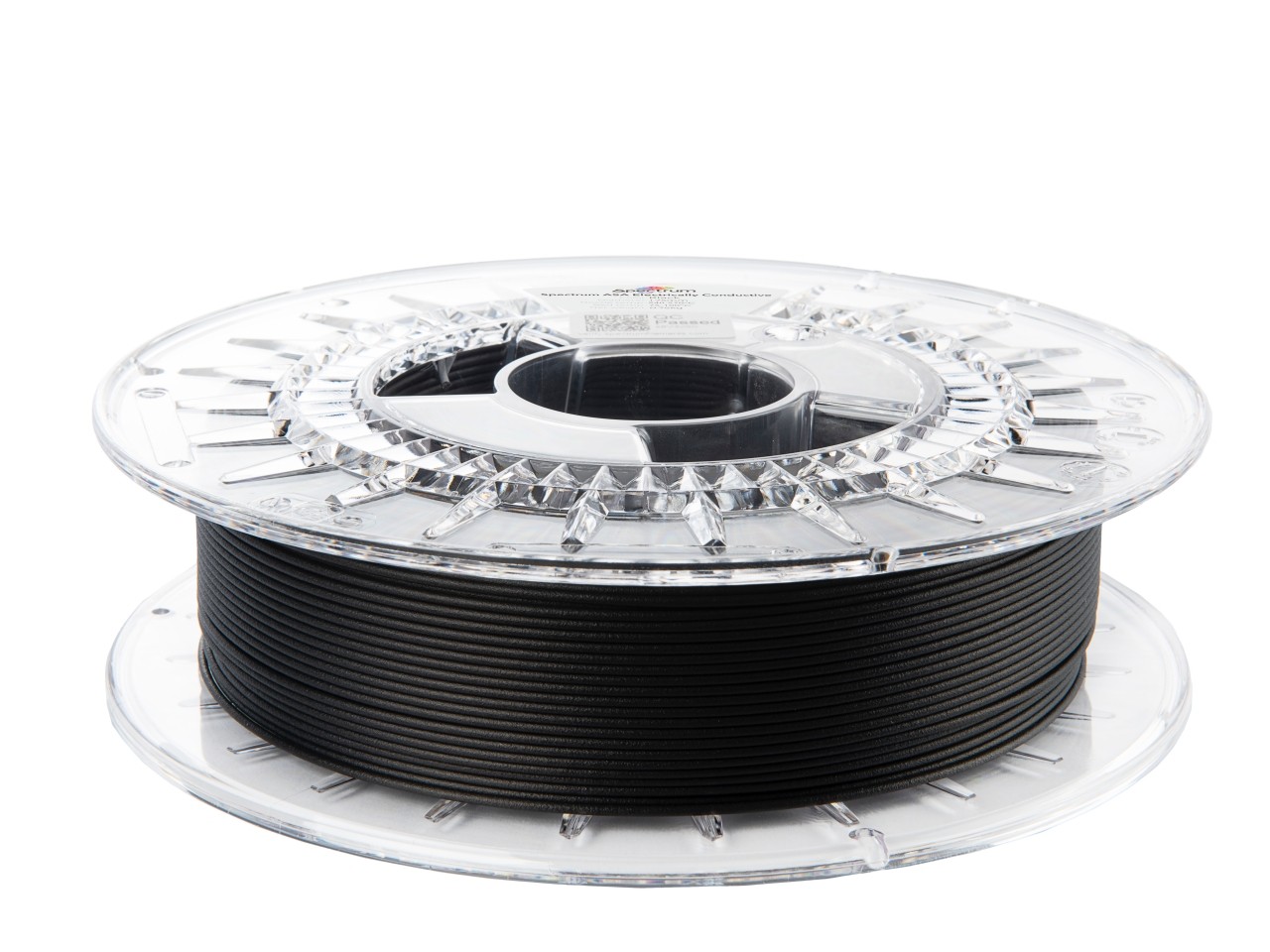 Spectrum 81592 filament, ASA Electrically Conductive, 1.75mm, BLACK, 0.75kg.
240–270 °CTeplota podložky [°C]
80–100 °COdporúčaná rýchlosť tlače [mm/s]
30–120 mm/sChladenie
0–50 %Enclosure (uzavretá komora)
odporúčané pre väčšie výtlačkyDrybox
nie je nutnýRubínová alebo tvrdená tryska
áno, odporúčanéAdhezívum
nie je nutné (na zvýšenie priľnavosti alebo zníženie warpu je možné použiť: Dimafix, 3DLac, Magigoo)