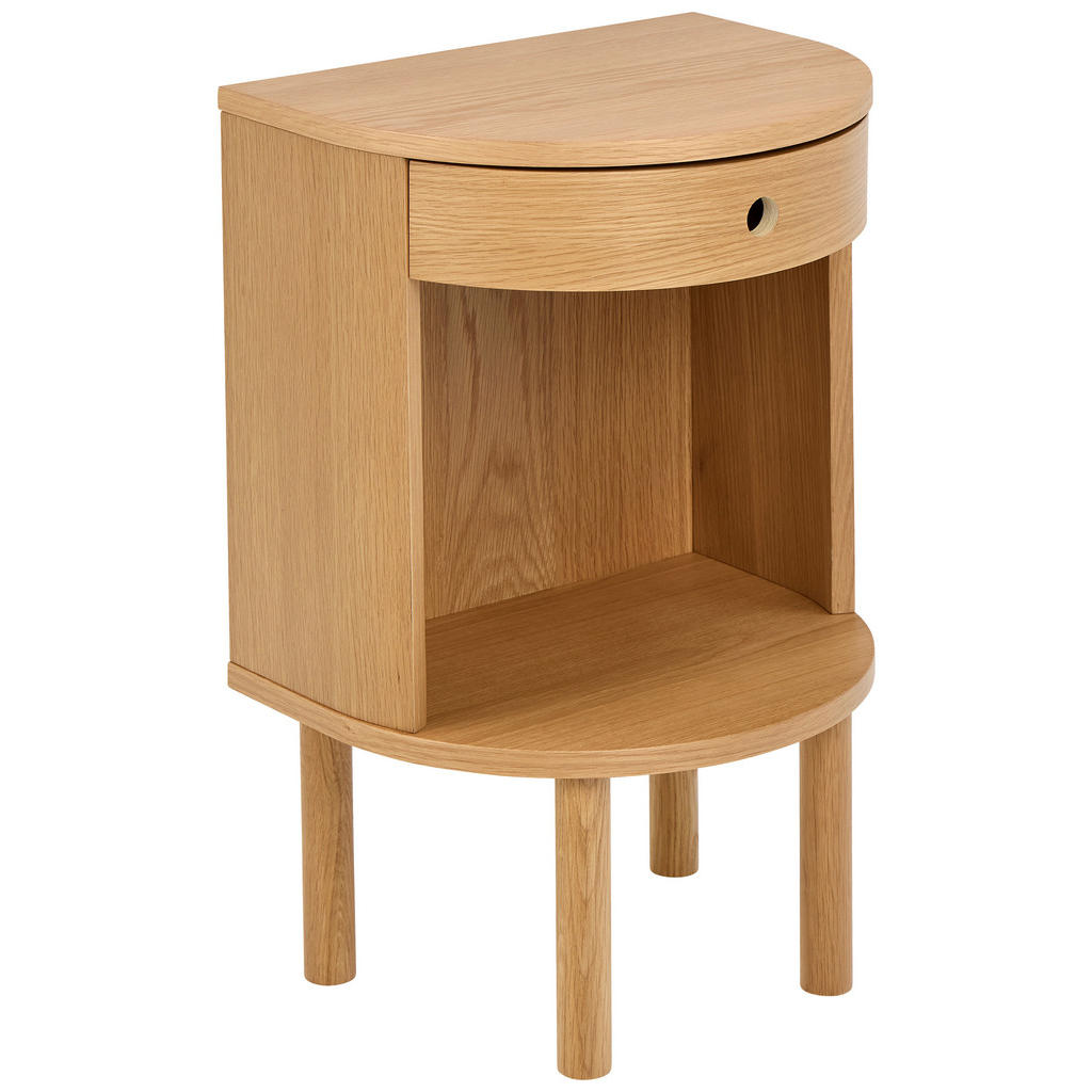 MID.YOU NOČNÝ STOLÍK, farba duba, 40/60/31,5 cm.