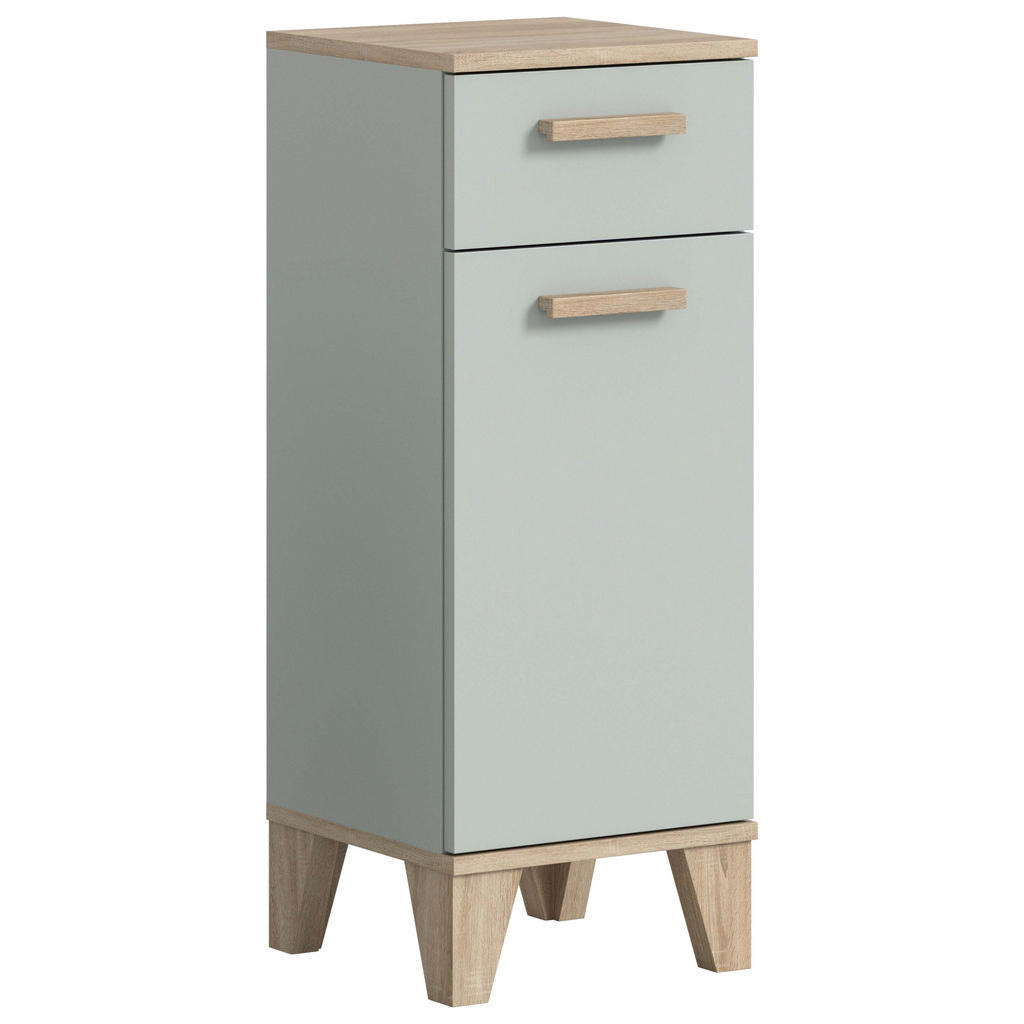 MID.YOU SPODNÁ SKRINKA, svetlozelená, farba duba, 34/87/31 cm.