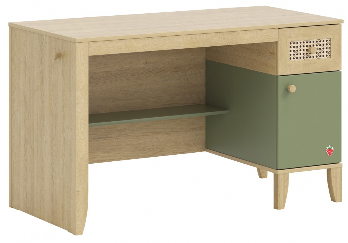 Študentský stôl habitat - dub/zelená.

 

Je skvelé, keď študentský stôl vyzerá štýlovo, ale keď je navyše aj praktický, tak to je úplná výhra v lotérii.

 

Rozmery študentského stola Habitat sú 115x75x60cm (š, v, h).

 

Všetky produkty z kolekcie Habitat nájdete nižšie v súvisiacich produktoch.