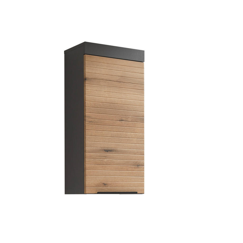 MID.YOU ZÁVESNÁ SKRINKA, farba duba, grafitová, 36/77/23 cm.