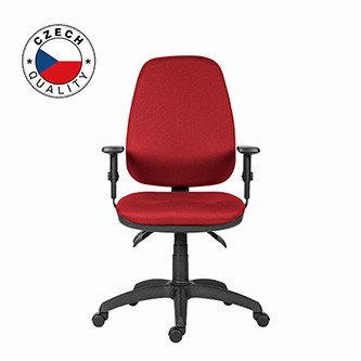 Powerton ERGO ANNA Kancelářské ergonomické křeslo, Červené.