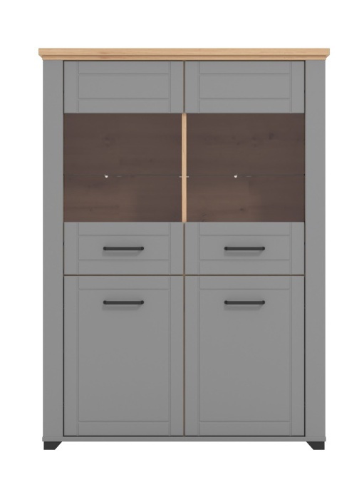 Nízká vitrína bez osvetlení lotta - šedá/dub artisan.

 

Nízka vitrína vytvorí kúzelný úložný priestor v obývacej izbe.

 

Rozmery Nízke vitríny bez osvetlenia Lotta sú 103,5x143x41cm (š, v, h).

 

Všetky produkty z kolekcie Lotta nájdete nižšie v súvisiacich produktoch.