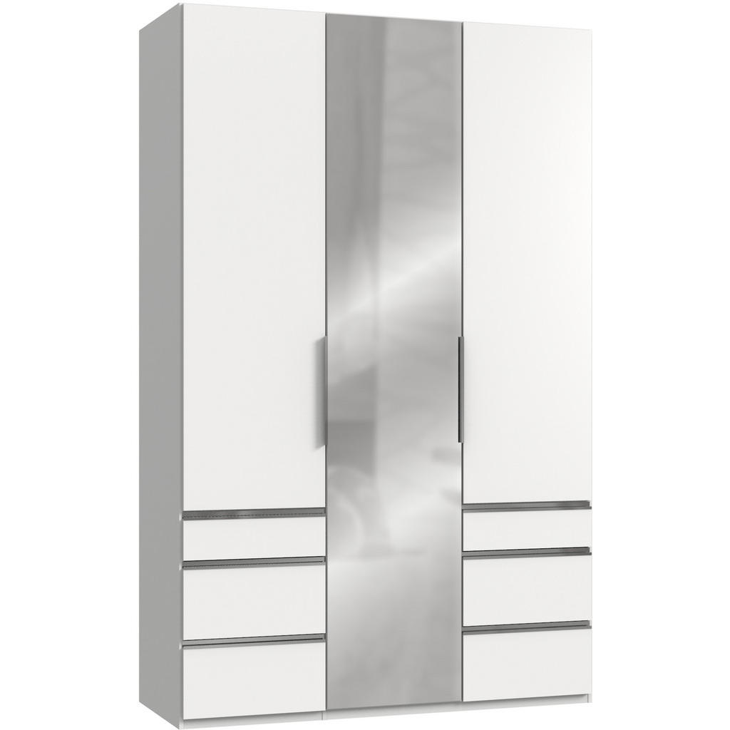 MID.YOU SKRIŇA S OTOČNÝMI DVERAMI, biela, 150/236/58 cm.