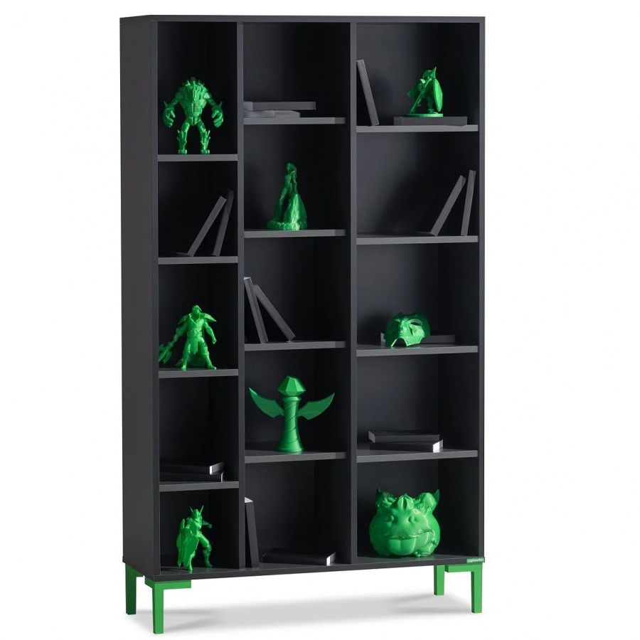 Knižnica diego - čierna, zelená.

 

Štýlová čierna farba v kombinácii so zelenými prvkami ideálne zapadne do cool študentskej izby.

 

Dvanásť políc poskytuje dekoratívny priestor na vystavenie herného vybavenia.

 

Rozmery knižnice Diego sú 100x174x34 cm (š,v,h).

 

Ďalšie produkty z kolekcie Diego nájdete v súvisiacich produktoch nižšie.