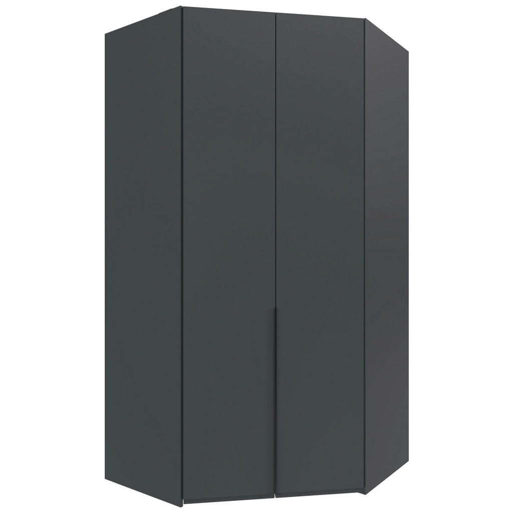 MID.YOU ROHOVÁ ŠATNÍKOVÁ SKRIŇA, grafitová, 120/236/120 cm.