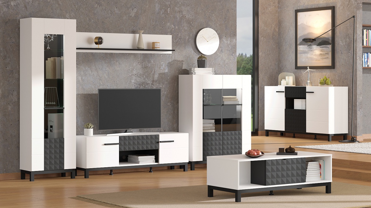 Obývacia izba s osvetlením stiletto - biela/čierna.

 

 Naša kolekcia obsahuje šesť starostlivo navrhnutých kusov, ktoré spoločne tvoria dokonalý celok pre váš domov:

1.

2.

3.

4.

5.

6.

 

Rozmery produktov sú:

1.
2.
3.
4.
5.
6.


Všetky produkty z kolekcie Stiletto nájdete nižšie v súvisiacich.