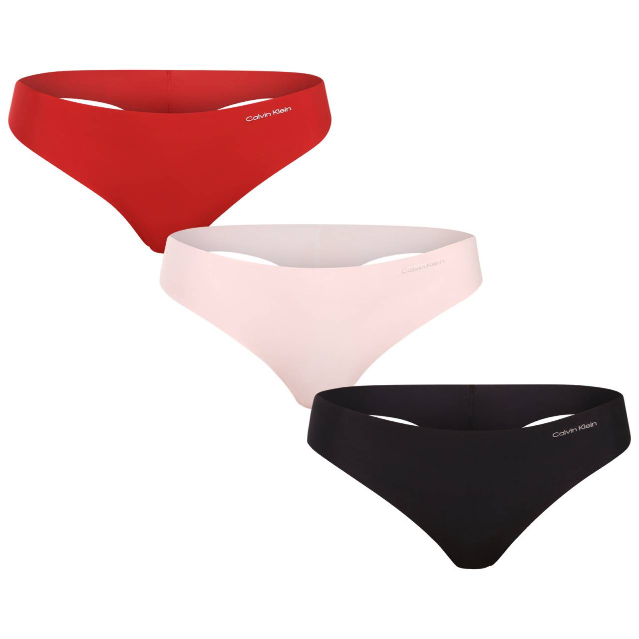 3PACK dámske tangá Calvin Klein bezšvová viacfarebná (QD3558E 31O) L.
Hľadáte spodnú bielizeň, ktorá nebude viditeľná ani pod najtesnejšími nohavicami, ale v ktorej sa budete cítiť skvele?
Ľahký materiál, ktorý dýcha s vami
Tanga Calvin Klein sú vyrobené zo zmesi polyamidu a elastanu, vďaka čomu sú nielen výnimočne jemné na dotyk, ale aj úžasne pružné a priedušné.
Minimalistický dizajn pre maximálny efekt
Tanga majú laserovo rezané okraje a bezšvový strih, čo znamená jedno – pod oblečením zostávajú úplne neviditeľné.
Prečo si zamilujete tangá Calvin Klein

Bezšvový strih a laserom rezané okraje: Úplne neviditeľné pod oblečením, ideálne pre priliehavé oblečenie.
Ľahký a priedušný materiál: Pohodlný polyamid s elastanom poskytuje celodenné pohodlie.
Štýlový minimalistický dizajn: Subtílne logo Calvin Klein a čisté línie pre moderný vzhľad.

Spodná bielizeň Calvin Klein je obľúbená u ľudí po celom svete
Spodná bielizeň Calvin Klein je základným kameňom módneho priemyslu.
Ako sa starať o tangá Calvin Klein
Aby vám vaša obľúbená spodná bielizeň vydržala čo najdlhšie, venujte pozornosť správnej starostlivosti.

Pranie: Perte na 30 °C v jemnom cykle, ideálne v ochrannom vrecku na pranie.
Sušenie: Nesušte v sušičke – vysoké teploty môžu poškodiť elastické vlákna.
Žehlenie: Tanga nežehlite – bezšvová štruktúra a syntetický materiál nevyžadujú žehlenie.

Tip: Nájdenie správneho kusu spodnej bielizne, ktorý vám perfektne sedí, môže byť niekedy náročné.