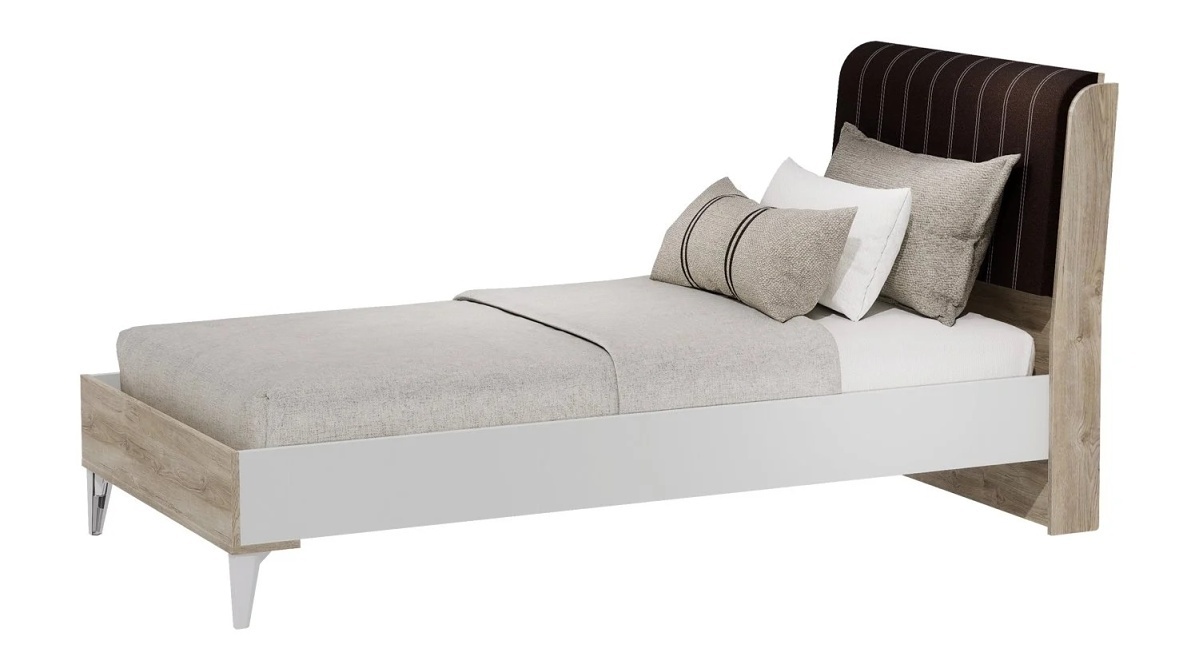 Posteľ 120x200 kaylla - dub sofia, biela.

 

Rám postele počíta s roštom a matracom 120×200 cm (nie sú súčasťou balenia), takže si môžete zvoliť presne takú oporu a tvrdosť, aká vám vyhovuje.

 

Rozmery postele 120×200 cm Kaylla sú 128×107×216 cm (š,v,h).

 

Ďalšie produkty z kolekcie Kaylla nájdete v súvisiacich produktoch nižšie.