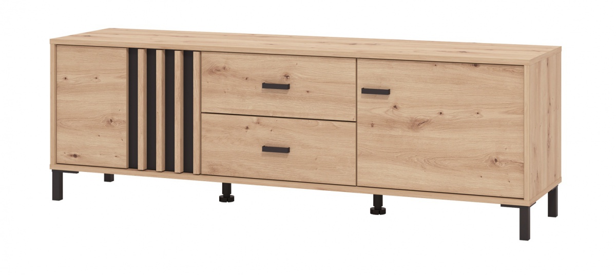 Tv stolík 157 luisa - dub, čierna.

 

TV stolík ponúka praktické riešenie na uloženie vašej elektroniky a ďalších nevyhnutností.

 

Horná plocha stolíka je dostatočne priestranná, aby uniesla televízory rôznych veľkostí, a zároveň poskytuje priestor pre dekoratívne predmety, ako sú vázy, rámčeky na fotografie alebo knihy.

 

Jeho univerzálny dizajn sa hodí k rôznym typom interiérov, či už preferujete moderný, škandinávsky alebo industriálny štýl.

 

 

Rozmery TV stolíka Luisa sú 131,5x 52x40cm (š, v, h).

 

 

Všetky produkty z kolekcie Luisa nájdete nižšie v súvisiacom tovare