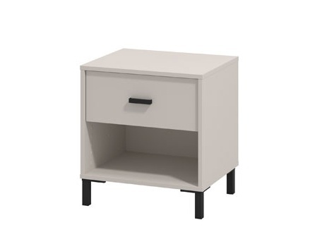 Nočný stolík suna - kašmír.

 

Nábytok Suna sa drží čistých línií a stavia na jednoduchej kombinácii lamina kašmírového dekoru a čiernych kovových detailov – úchytky a nožičiek.

 

*ABS hrany = prúžky slúžiace na olepenie a ochranu hrán nábytkových dosiek

 

Nočný stolík Suna v kašmírovej farbe pôsobí jednoducho a jemne.

 

Rozmery nočného stolíka Suna sú 48x52x40 cm (š,v,h).

 

Podobný nábytok nájdete v súvisiacich produktoch nižšie.