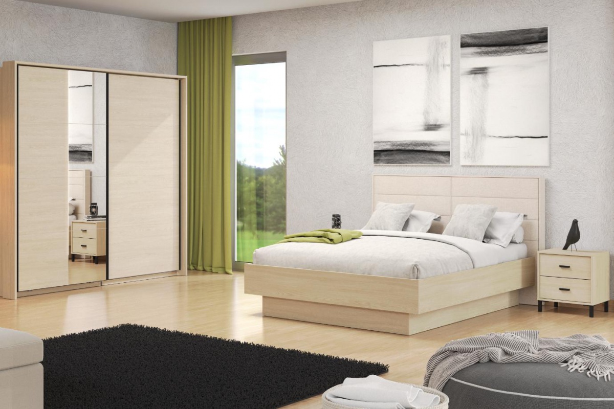 Spálňa ii anita - dub svetlý.


Nábytok je vyrobený z kvalitného lamina s imitáciou dreva v dekore duba portského.

 

Kolekcia Anita poskytuje praktickú, modernú a sviežu sadu nábytku, ktorá disponuje aj úložnými priestormi a poslúži tak aj náročnejším zákazníkom.

 

Kolekcia je zložená z týchto dielov:

Nočný stolík Anita - dub svetlý – 2x

Manželská posteľ 160x200cm s úložným priestorom Anita - dub svetlý

Šatníková skriňa s posuvnými dverami, zrkadlom a rámom Anita - dub svetlý

 

Nábytok sa dodáva v demontáži.

 

Podobný nábytok nájdete v súvisiacich produktoch.