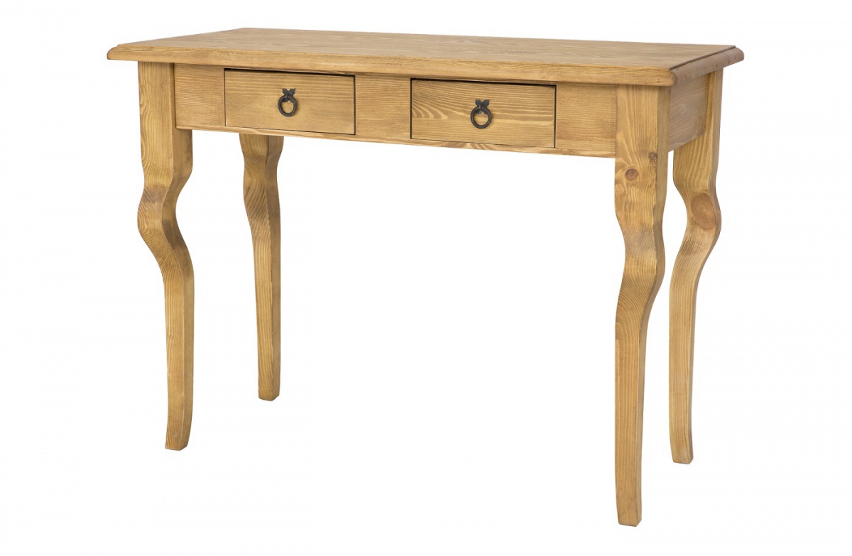 Masívny toaletný stolík tol 03 - k13 bielena borovica.