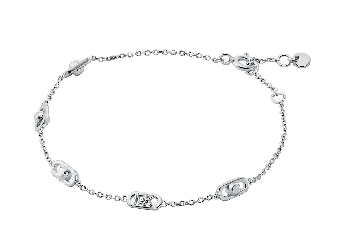 Michael Kors Strieborný dámsky náramok Astor Link MKC173600040.