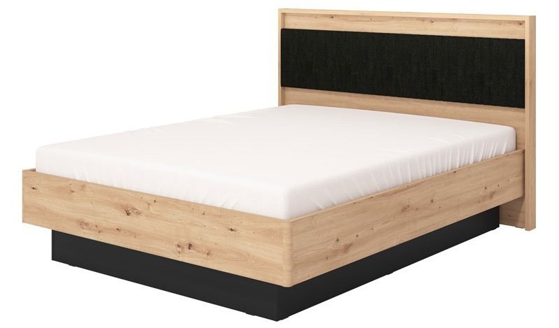 Posteľ plume 160x200 - dub/čierna.

 

Možnosť dokúpenia roštu a matraca (posteľ je bez matraca a roštu)!!

 

Ložná plocha postele je 160x200cm.

 

Rozmery bielej postele Plume sú 174x115x208, 5cm (š, v, h).

 

 

Všetok nábytok patriaci do kolekcie Plume, vhodné matrace a rošty nájdete nižšie v súvisiacich produktoch.