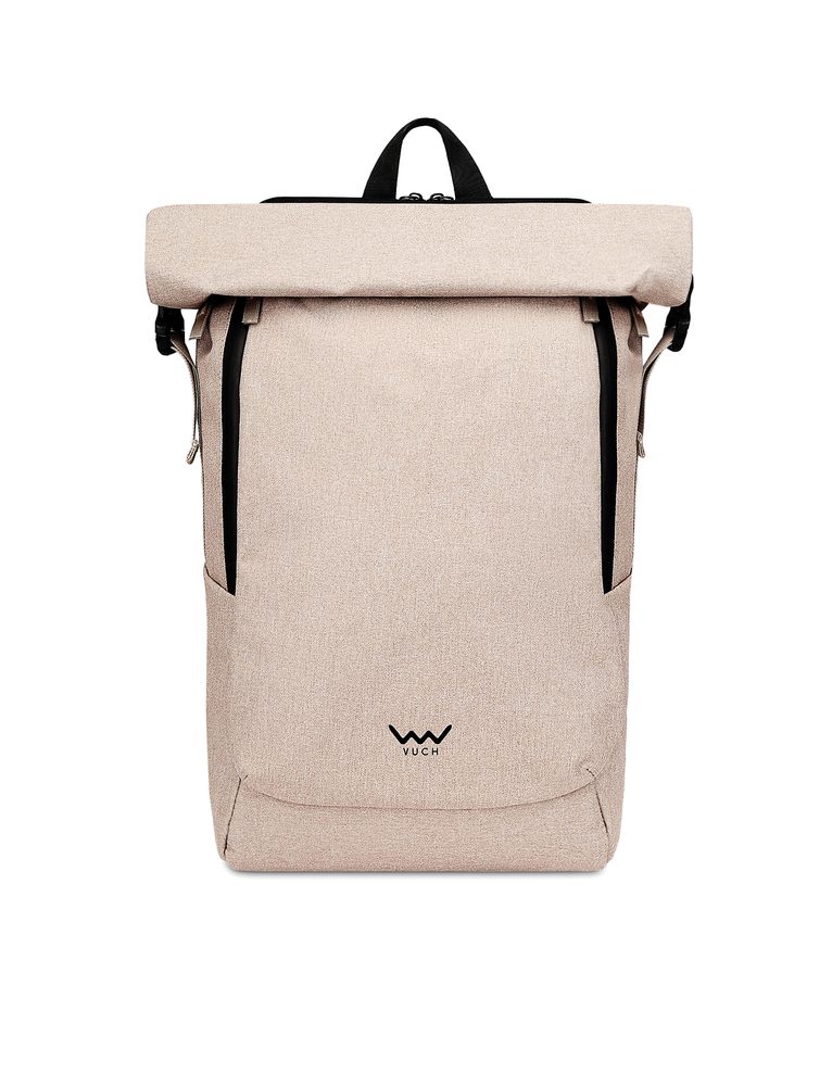 VUCH Tayte Small Men Beige.

Glavno zapiranje z zadrgo
Izdelan iz trdnega materiala
Prostor razdeljen v dva žepa
Velik žep za prenosnik
Zunanji žepki z zadrgo
Pas čez prsni koš
Oblazinjeni naramni trakovi in hrbet za udobno nošenje
 Moški nahrbtniki
Popolnost, preprostost, karakter in stil.