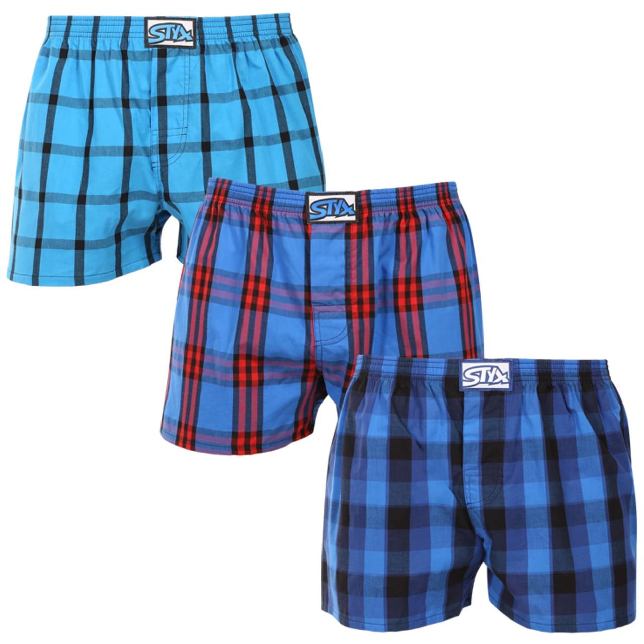 3PACK pánske trenky Styx klasická guma viacfarebné (3A010103) XXL, trenírky.
Objavte českú kvalitu a maximálne pohodlie v pánskych šortkách Styx.
Prvotriedny materiál pre maximálne pohodlie
Šortky Styx sú vyrobené zo 100 % bavlny, čo znamená, že sú nielen príjemné na dotyk, ale aj vynikajúco priedušné.
Štýlový dizajn a klasická elasticita
Šortky majú klasický elastický pás, ktorý pevne, ale pohodlne drží a nikde netlačí, pričom neruší vzhľad spodnej bielizne.
Prečo si šortky Styx zamilujete?

Vyrobené v Českej republike s dôrazom na kvalitu a precíznosť.


100% bavlnený materiál pre jemnosť a komfort.


Originálne a zábavné vzory, ktoré vás odlíšia.

Česká značka Styx ponúka zábavu a prvotriednu kvalitu
Spodnú bielizeň Styx si obľúbia najmä tí, pre ktorých je dôležitá individualita.
Ako sa starať o šortky Styx?
Aby ste si šortky udržali dlho v skvelej kondícii, odporúčame dodržiavať tieto tipy.

Pranie: Odporúčame prať pri teplote 30 °C, aby si bavlna zachovala svoju mäkkosť a farby zostali sýte.
Sušenie v sušičke: Sušenie v sušičke sa neodporúča, aby sa materiál nezrazil.
Žehlenie: Bavlnu je možné žehliť, ale odporúča sa nižšia teplota, aby nedošlo k poškodeniu látky.

Tip: Staňte sa expertom na údržbu spodnej bielizne vďaka radám v našom článku a doprajte svojim obľúbeným kúskom starostlivosť, akú si zaslúžia.