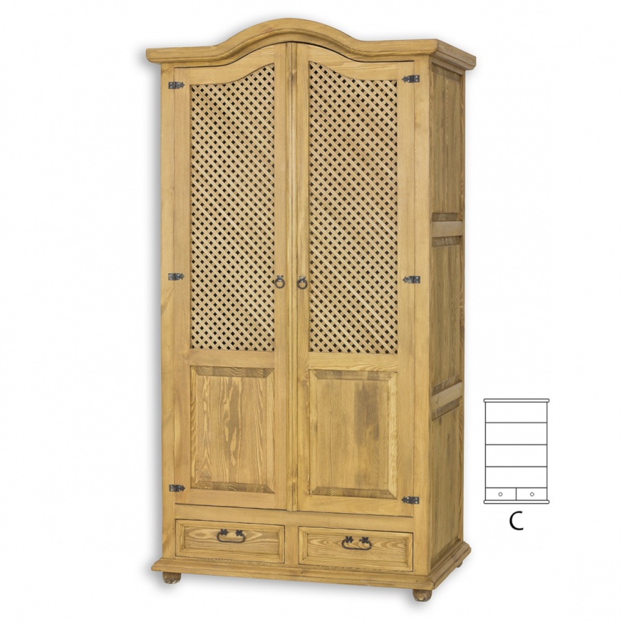 Skriňa policová sedliacka szy 06c - k02 tmavá borovica.

 

Sedliacky nábytok ponúkame v niekoľkých odtieňoch morenia, od svetlo bielej až po tajomne čiernu. Navyše si môžete zvoliť druhý odtieň, ktorý sa použije na hornú dosku.

 

Ošetrený je pravým včelím voskom, čo z neho robí luxusný ekologický nábytok.

 

Z dôvodu výroby sedliackeho nábytku na zákazku, sme nútení požadovať od zákazníka zálohu v minimálnej výške 20 - 40 € podľa hodnoty nábytku.