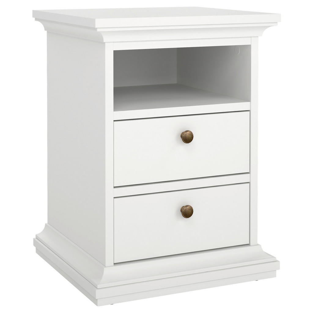 MID.YOU NOČNÝ STOLÍK, biela, 43,6/58,8/40 cm.