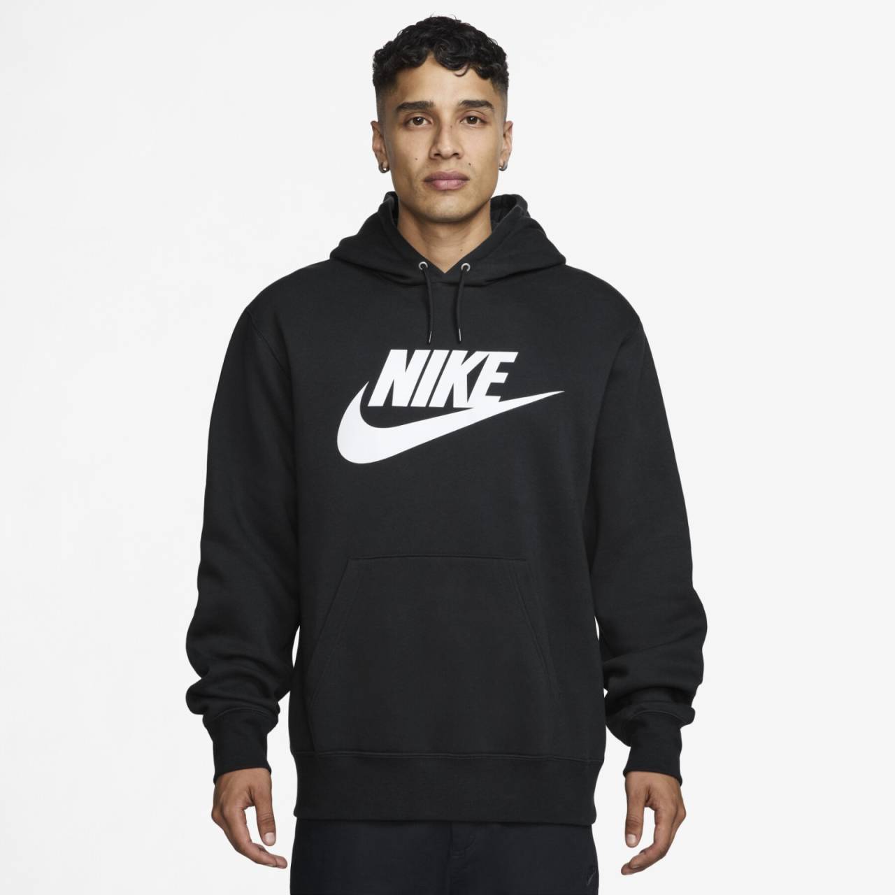Nike Sportswear Club Mens Fleece Pullover Hoodie L.