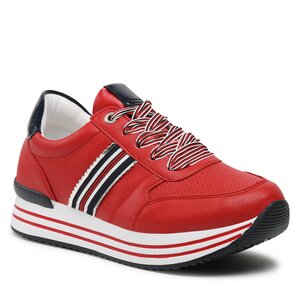 Sneakersy Remonte - D1305-33 Rot Kombi.