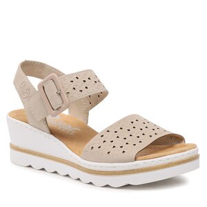 Sandále Rieker - 67472-62 Beige.
