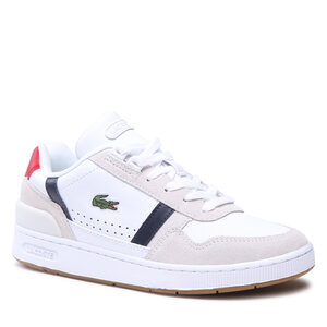Sneakersy Lacoste - T-Clip 0120 2 Sfa 740SFA0043407 Wht/Nvy/Red.