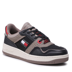 Sneakersy Tommy Jeans - Retro Basket EM0EM01135 Black BDS.