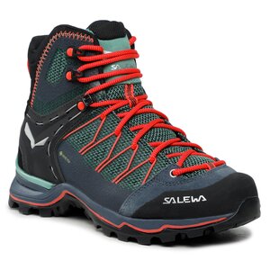 Trekingová obuv Salewa - Ws Mtn Trainer Lite Mid Gtx GORE-TEX 61360-5585 Feld Green/Fluo Coral 5585.
